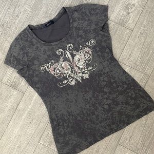 SEVEN7 Grey Short Sleeve T-shirt Small